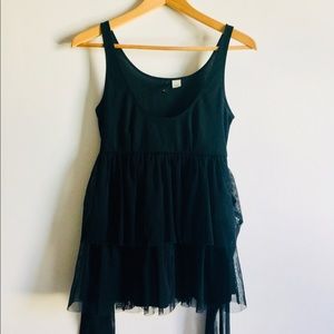 Zara Mesh flirty top